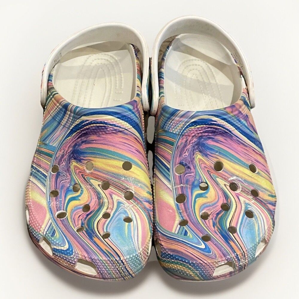 Crocs Out of this World Classic Clog Shoe Unisex M9 W11 Multicolor Comfort
